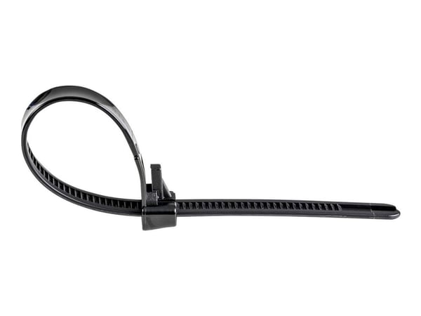 StarTech.com CBMZTRB10BK, Avattava johdinside, Nailon, Muovi, Musta, 6,5 cm, V2, -40 - 85 °C