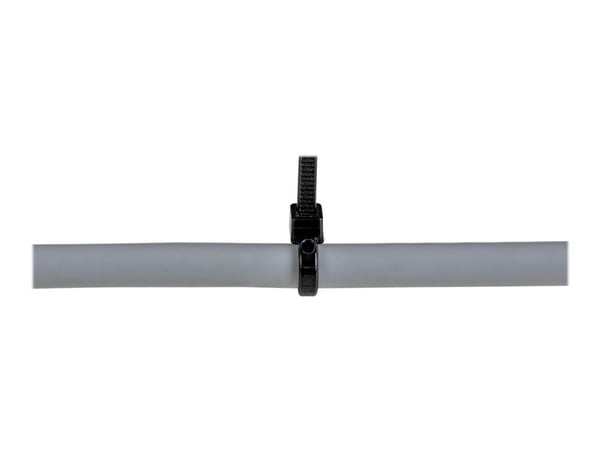 StarTech.com CBMZT4BK, Avattava johdinside, Nailon, Muovi, Musta, 2,2 cm, V2, 3 mm
