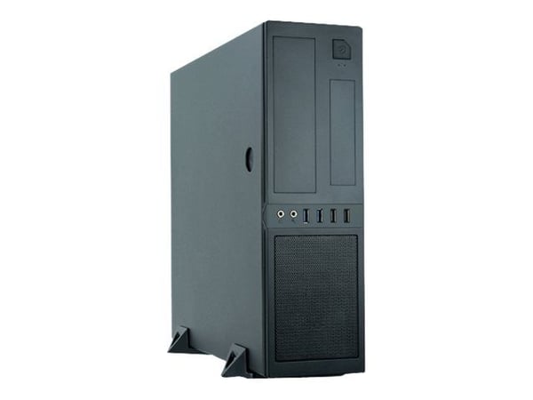 Chieftec Mesh Series CS-12B-300 - Tårn - micro ATX 300 Watt - sortering - USB/Lyd