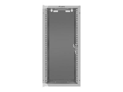 Lanberg - Rack skap - veggmonterbar - RAL 7035, grå - 12U - 10"