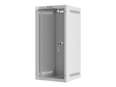 Lanberg - Rack skap - veggmonterbar - RAL 7035, grå - 12U - 10"