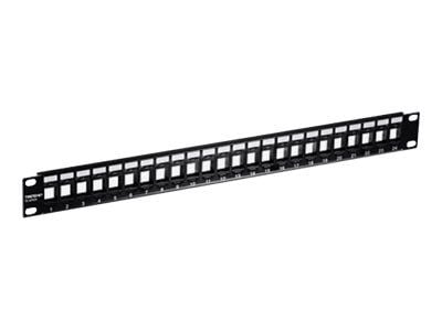TRENDnet TC-KP24 - Pluggbord (blankt) - rackmonterbar - 1U - 19" - 24 porter
