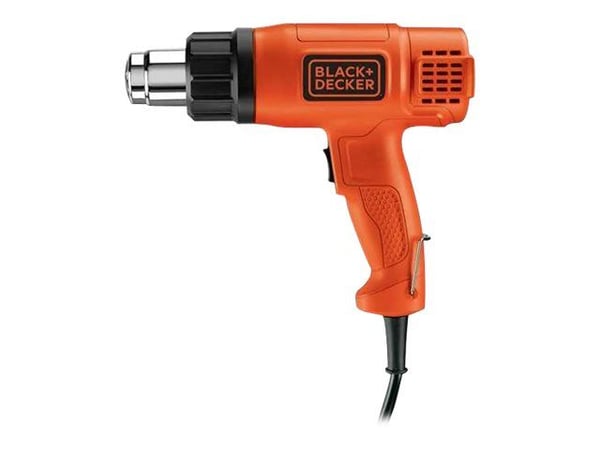 BLACK+DECKER KX1650-QS - Värmepistoler - 1750 W - 2 hastigheter - 570 / 740 l/min