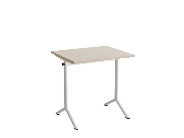 Bord Atlas 1130, 700x600mm, eg højtrykslaminat, turkis stel