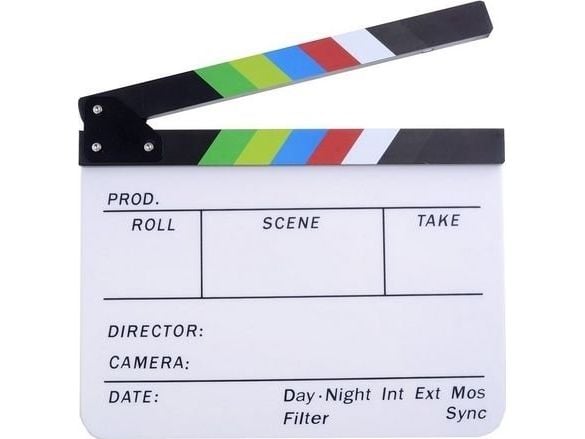 Commlite filmklapp 30x25 cm hvit til tusj/mazaki (SB3939) - 5903876995737