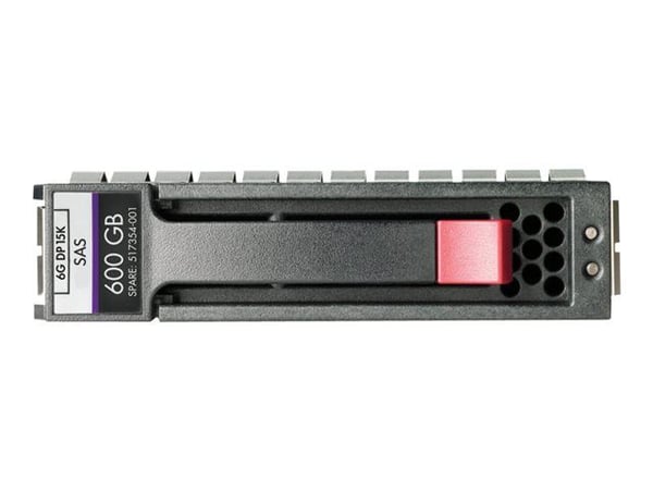 HPE Dual Port Enterprise - Harddisk - 600 GB - hot-swap - 3.5" - SAS 6Gb/s - 15000 rpm [REFURBISHED]