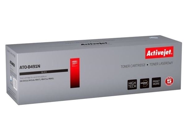 Activejet ATO-B491N, 12000 sivua, Musta, 1 kpl