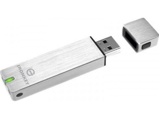 IronKey Basic S1000 - USB-flashstasjon - kryptert - FIPS 140-2 Level 3 - 64 GB - USB 3.0 - TAA-samsvar