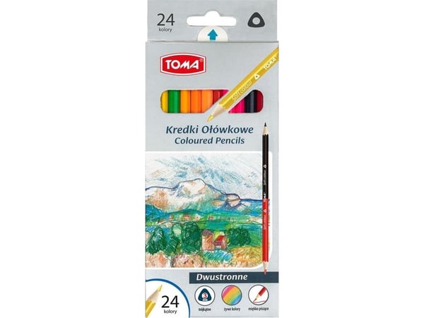 Toma Double-sided pencils 24 colors (382669)