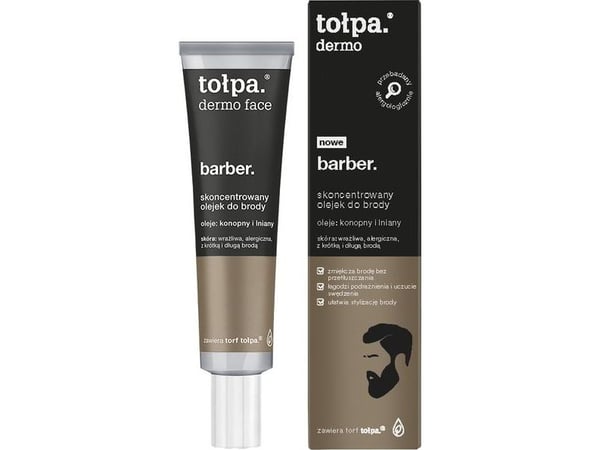 Tolpa Dermo barberkonsentrert skjeggolje 75 ml Tolpa Dermo barberkonsentrert skjeggolje 75 ml