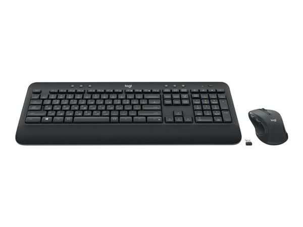 Logitech MK545 Advanced - Tastatur- og mussett - trådløs - 2.4 GHz - QWERTY - US International