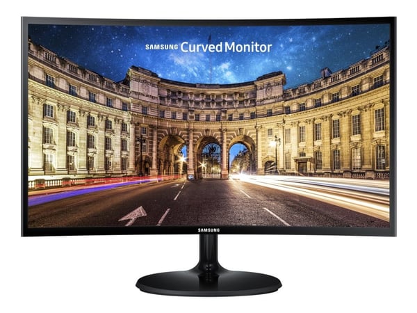 Samsung C24F390FHR, 59,7 cm (23.5"), 1920 x 1080 pikseliä, Full HD, LCD, 4 ms, Musta