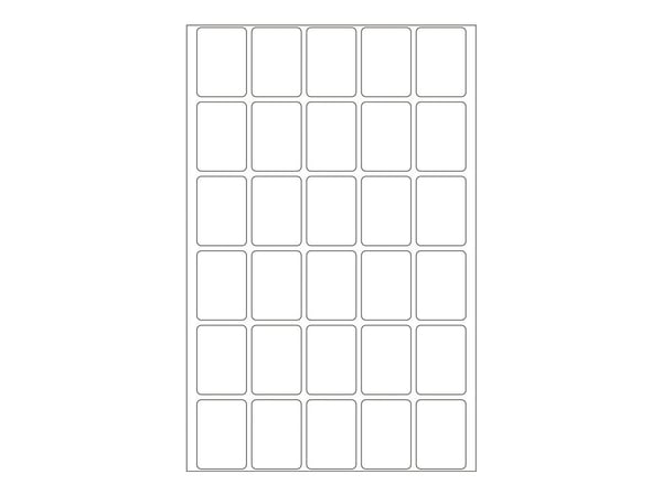 HERMA Movables - Självhäftande - vit - 19 x 27 mm 960 st (32 ark x 30) etiketter