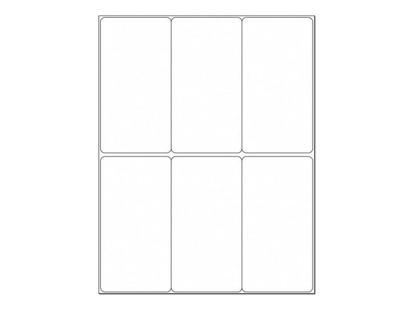 HERMA - Papir - selv-adhesiv - hvit - 40 x 75 mm 192 etikett(er) (32 ark x 6) merkelapper
