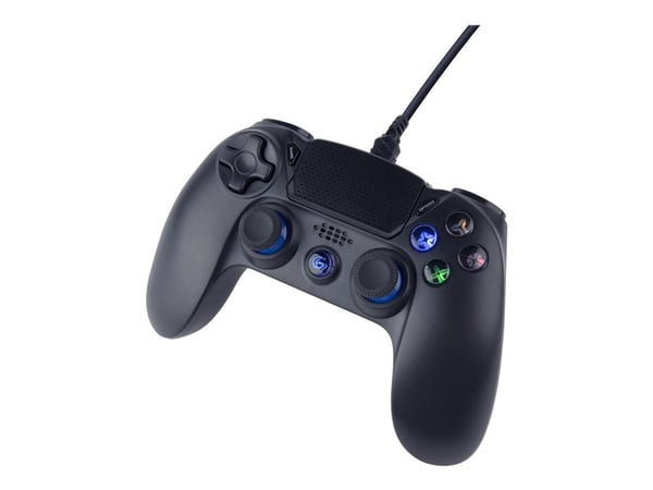 Gembird JPD-PS4U-01, Pad-ohjain, PC, PlayStation 4, D-pad, Analoginen, Langallinen, USB