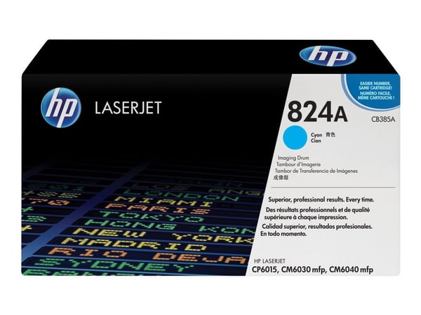 HP 824A - syaani - alkuperäinen - trombipakkaus - Color LaserJet CL2000, CM6030, CM6040, CP6015 -malleihin