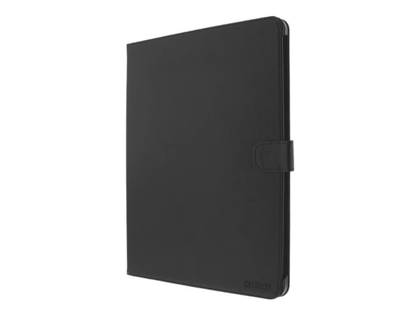DELTACO - Flipomslag til tablet - veganerlæder - sort - 10.9" - for Apple 10.9-inch iPad Air (4. generation)
