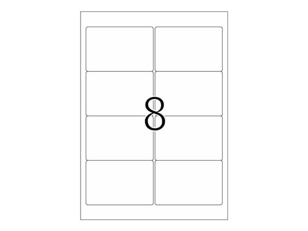 HERMA Special - Papir - matt - fjernbart selv-adhesiv - hvit - 96 x 63.5 mm 200 etikett(er) (25 ark x 8) merkelapper