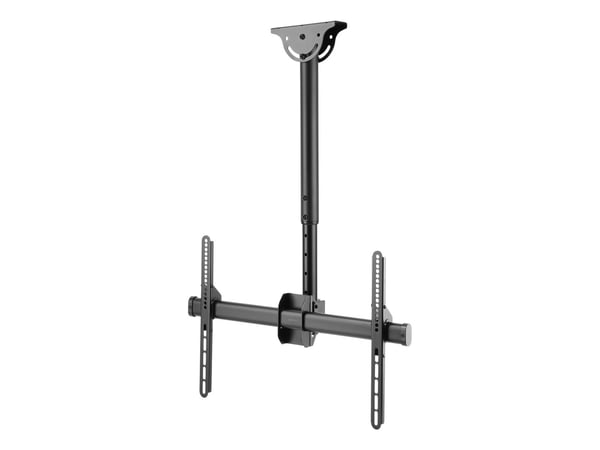DELTACO Office - Monteringssett (takmontering) - full motion, telescopic - for flatpanel - 560 - 910 mm - svart - skjermstørrelse: 37"-70"