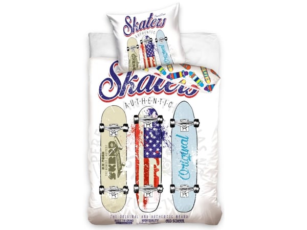 Skater Authentic Sengetøj 140x200 cm - 100 procent bomuld Skater Authentic Sengetøj 140x200 cm - 100 procent bomuld