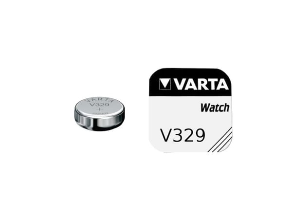 Varta -V329, Engangsbatteri, SR731, Silver-Oksid (S), 1,55 V, 1 stykker, 37 mAh
