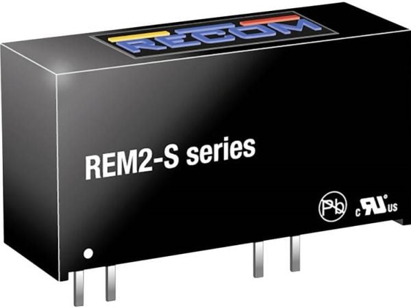 RECOM REM2-3.33.3S DC/DC-muunnin, tulostus 606 mA 2 W Lähtöjen määrä: 1 x