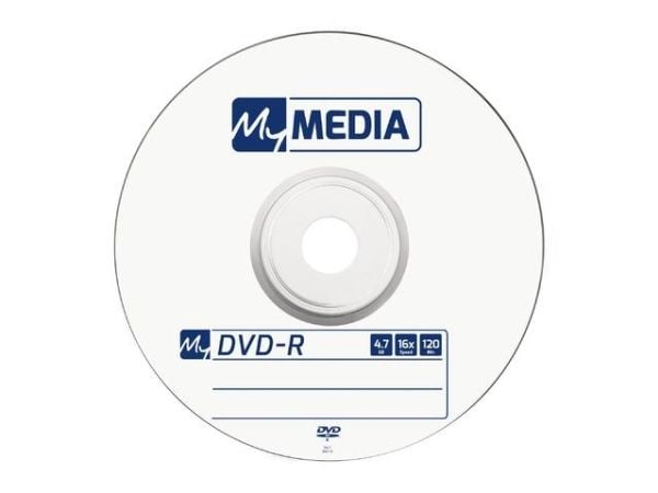 MyMedia - 10 x DVD-R - 4.7 GB (120 min) 16x - matt sølvfarge - murstein