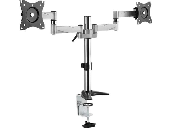 LogiLink BP0077, Gjennomføring, 8 kg, 33 cm (13"), 68,6 cm (27"), 100 x 100 mm, Sort, Rustfritt stål