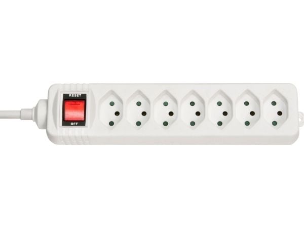 Lindy 73168, Sisätila, Valkoinen, 7 AC-pistorasia(a), 2300 W, -4 - 40 °C