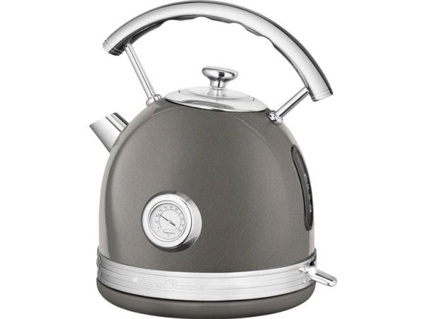 ProfiCook PC-WKS 1192, 1,7 L, 2200 W, Antrasiitti, Hopea, Metalli, Ruostumaton teräs, Veden tason ilmaisin, Ylikuumenemissuoja