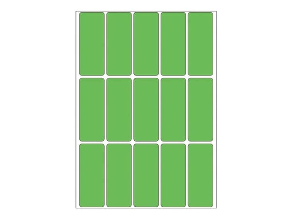 HERMA - Permanent häftning - grön - 20 x 50 mm 480 etikett (er) (32 ark x 15) etiketter