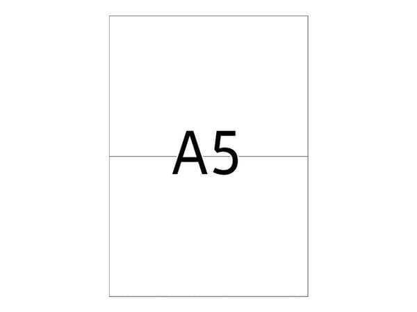 HERMA Special - Matt - selv-adhesiv - hvit - 148 x 105 mm 800 etikett(er) (400 ark x 2) adresselapper