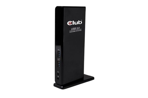 Club 3D SenseVision USB 3.0 Dual Display Docking Station - Dokkingstasjon - USB - DVI, HDMI