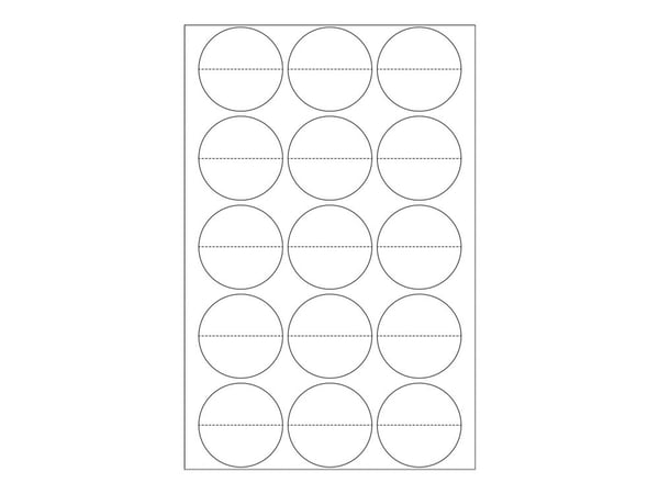 HERMA 2279, Läpinäkyvä, 32 mm, Polyesteri, 16 arkkia, 32 mm, 240 kpl