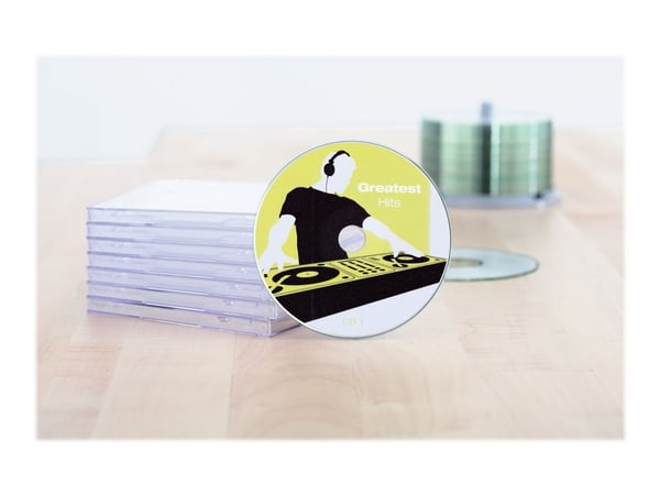 HERMA Special Maxi - Papir - matt - permanent selvklebende - hvit - 116 mm rund 20 etikett(er) (10 ark x 2) ugjennomsiktige CD/DVD-etiketter