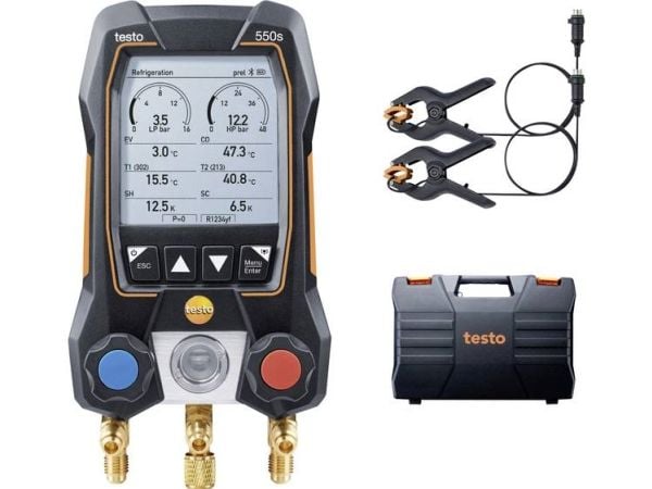 testo kylmedelsinstrument 550s baspaket (0564 5501)