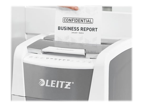 Leitz IQ AutoFeed Office 300 P4 - Makulator - tverrkutt - 4 x 30 mm - P-4