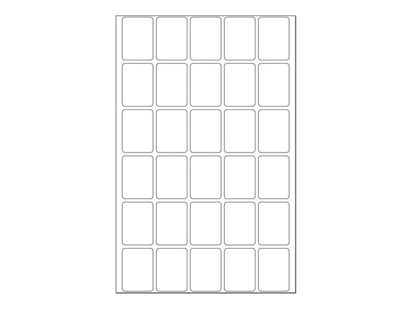HERMA - Papir - selv-adhesiv - hvit - 19 x 27 mm 960 etikett(er) (32 ark x 30) merkelapper