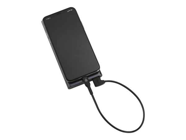 Kensington Charge & Sync Cable - Lightning-kabel - USB hann til Lightning hann - 20 cm - svart (en pakke 5)