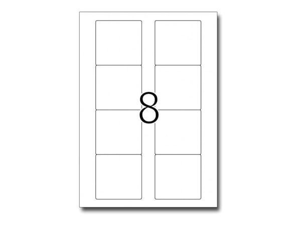 HERMA Spesial - Papir - matt - permanent selvklebende - hvit - 70 x 67,7 mm 200 etikett(er) (25 ark x 8) diskettetiketter