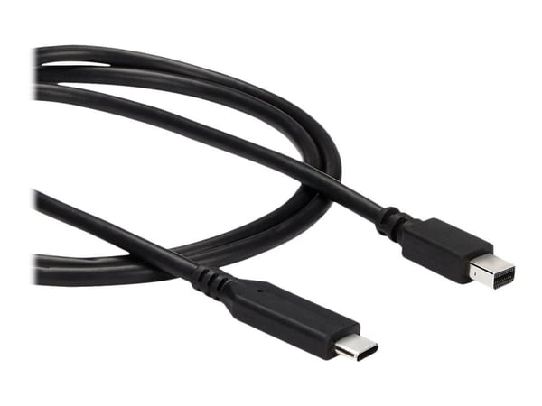 StarTech.com 1m / 3.3ft USB-C - Mini DisplayPort kaapeli - 4K 60Hz - Musta - USB 3.1 Type C - mDP adapteri (CDP2MDPMM1MB) - DisplayPort kabel - 24 ...