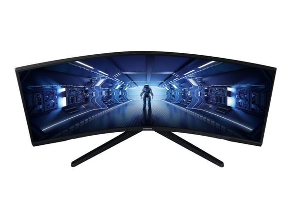 Samsung Odyssey G5 C34G55TWWR - G55T Series - LED-skærm - kurvet - 34" - 3440 x 1440 Ultra WQHD @ 165 Hz - VA - 250 cd/m² - 2500:1 - HDR10 - 1 ms -...