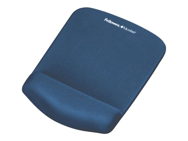 Fellowes PlushTouch - Musmatta med handledsstöd - blå