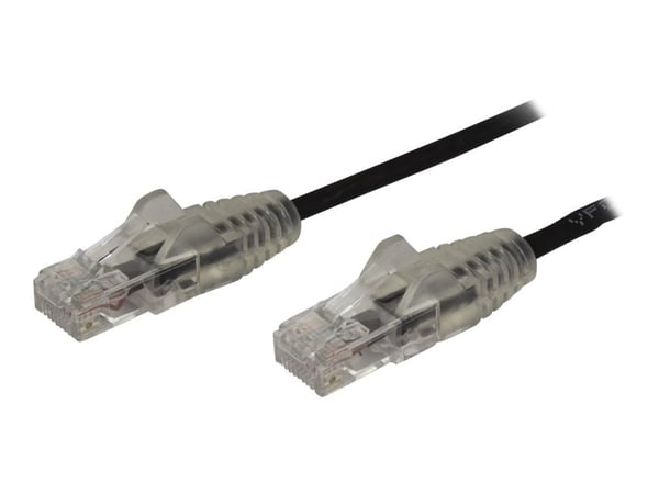 Startech 1.5m Slim LSZH CAT6 Ethernet Cable, 10 Gigabit Snagless RJ45 100W PoE Patch Cord, CAT 6 10GbE UTP Network Cable w/Strain Relief, Black, ET...