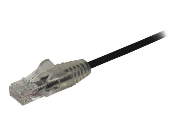 Startech 1.5m Slim LSZH CAT6 Ethernet Cable, 10 Gigabit Snagless RJ45 100W PoE Patch Cord, CAT 6 10GbE UTP Network Cable w/Strain Relief, Black, ET...