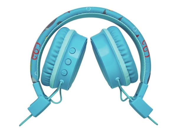 Trust Comi - Hodetelefoner med mikrofon - full størrelse - Bluetooth - trådløs - blå