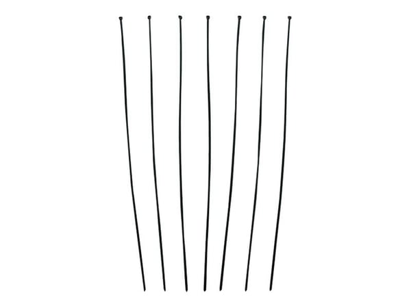 Qoltec - Kabelsamlare - 50 cm - svart (paket om 50)