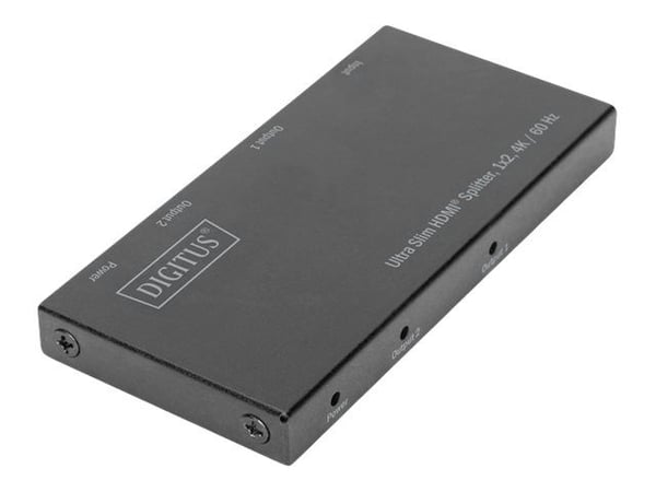 DIGITUS Ultra Slim HDMI Splitter DS-45322 - Video/lyd-splitter - 2 x HDMI - stasjonær