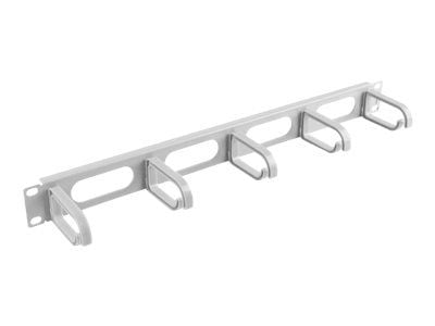 Lanberg Typ B - Rack-kabel styrepanel - RAL 7035 - 1U - 19"