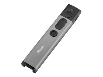 Trust Kazun Aluminium Wireless Presenter - Presentationsfjärrkontroll - 4 knappar - RF